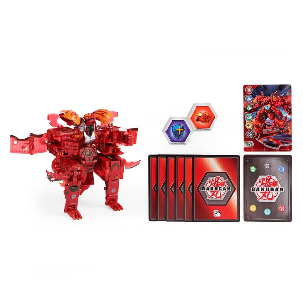 Bakugan Geogan Rising GeoForge Dragonoid S3 Action Figure (30.5 cm)