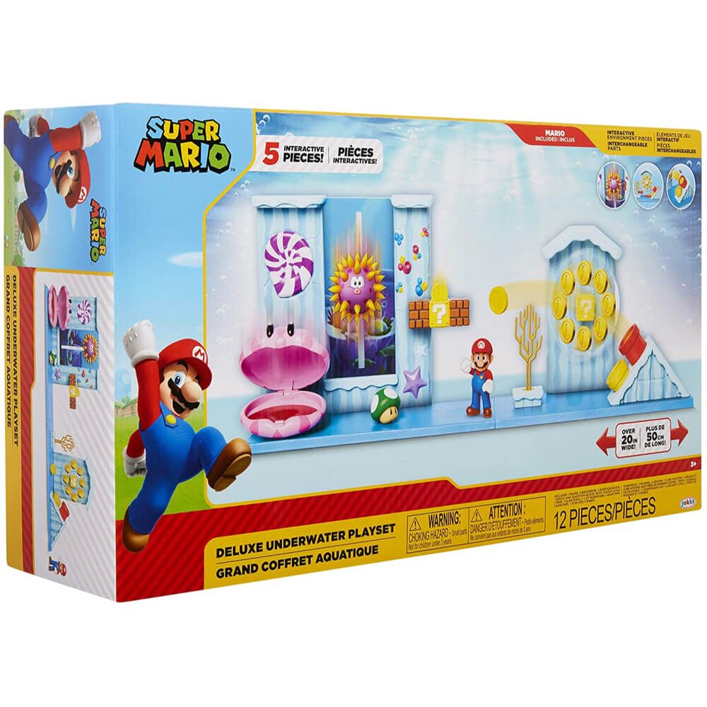 Super Mario Deluxe Underwater Play set