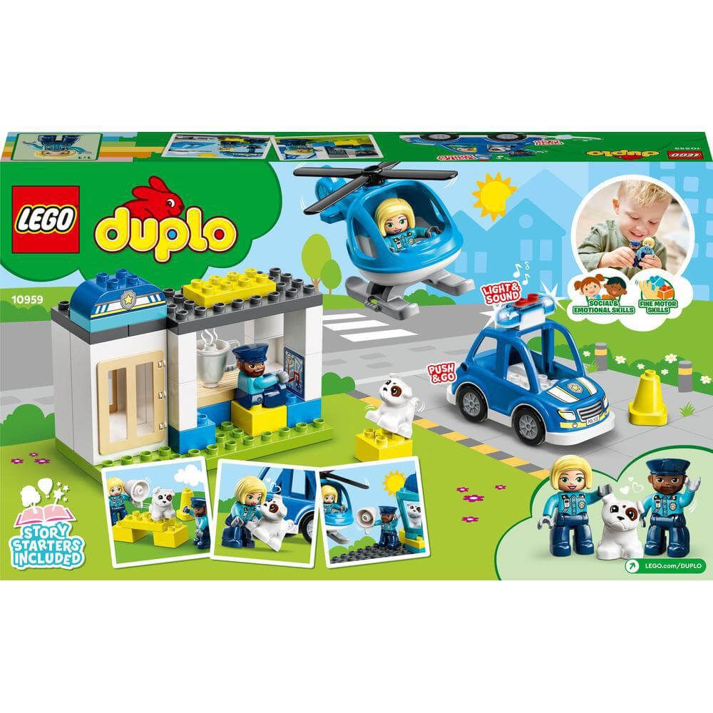 Lego Duplo Police Station & Helicopter