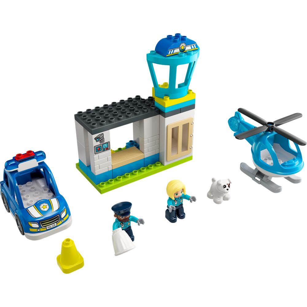 Lego Duplo Police Station & Helicopter