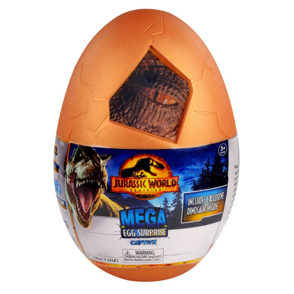 Jurassic World Dominion Mega Egg Surprise (Orange)