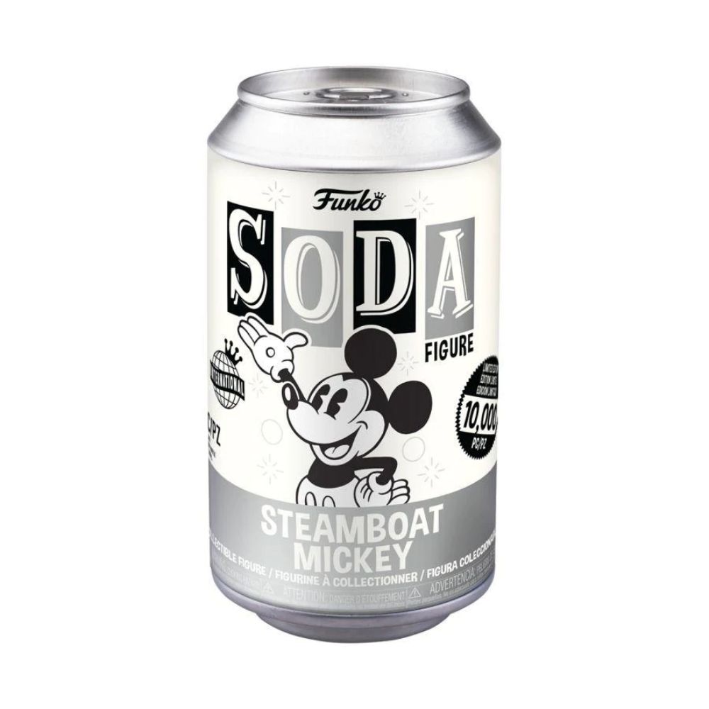 Funko Vinyl Soda: Disney: Mickey Mouse - Steamboat Willie