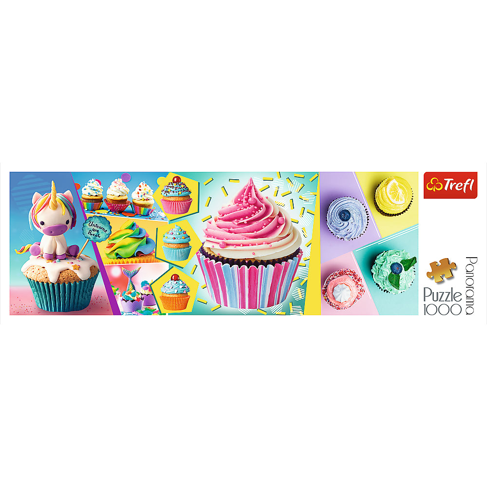Trefl Puzzles  1000 Panorama  Colorful Cupcakes  Image#2