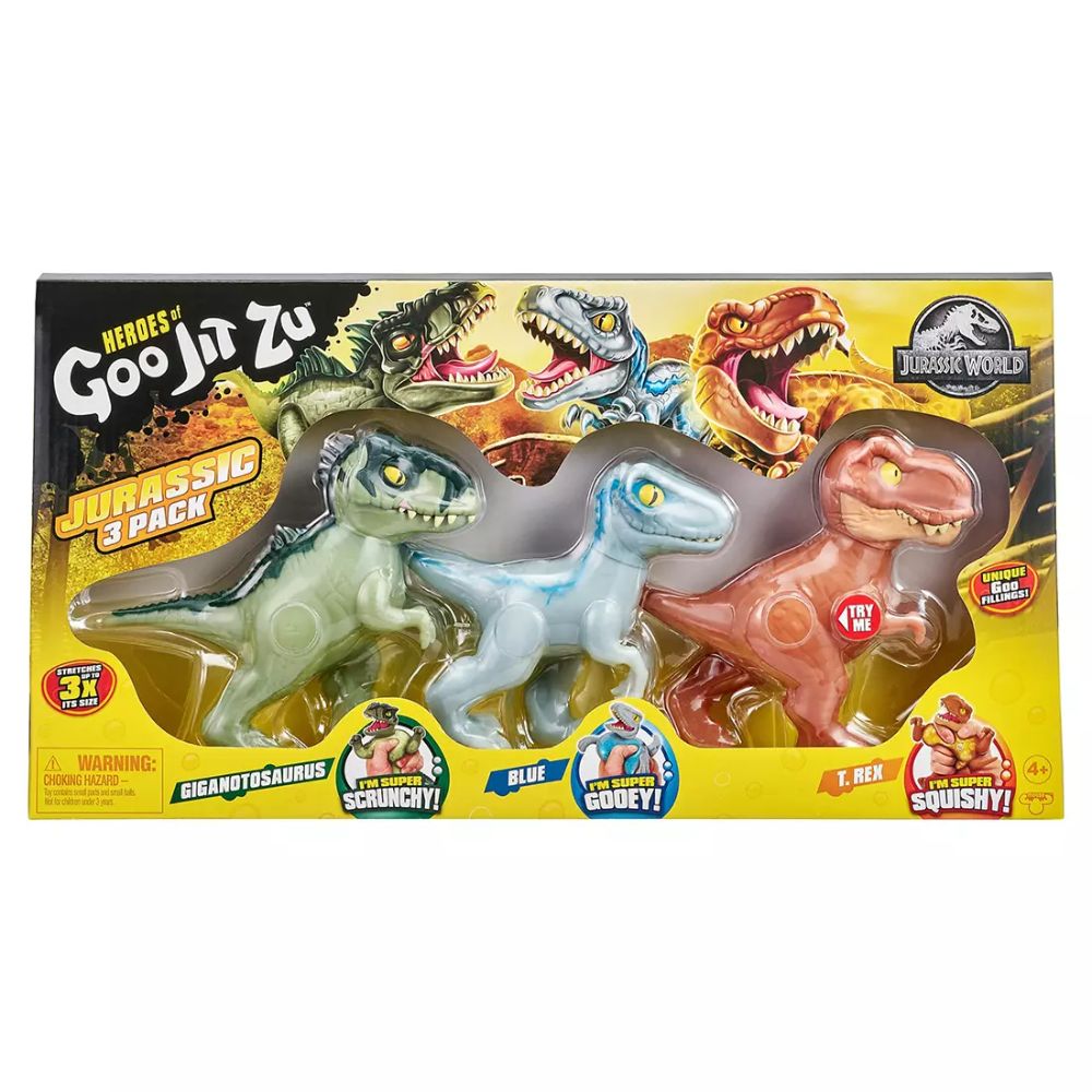Goo Jit Zu - Jurassic World 3 Dino Pack