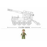 Sluban Model Bricks-Bobcat 8X8 All Terrain Assult Vehicle  Image#2