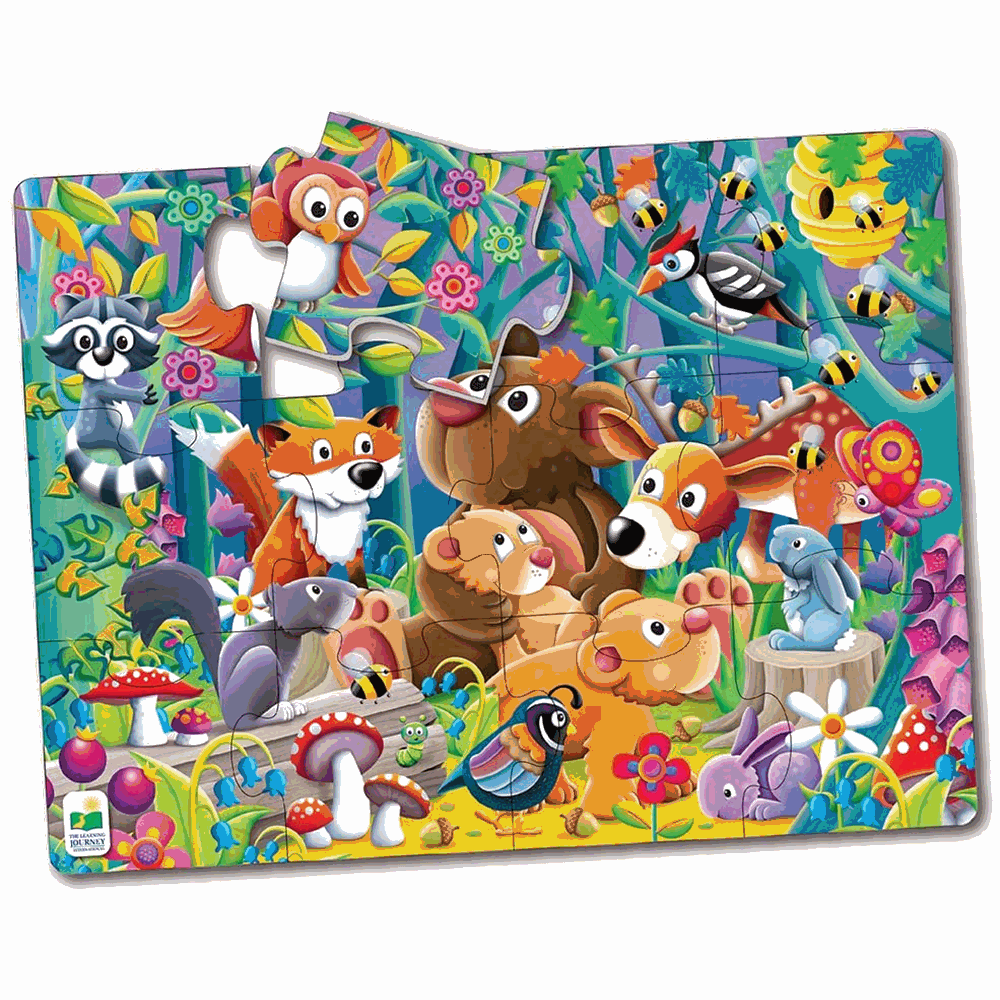 The Learning Journey My First Big Floor Puzzle Woodland Friends  Image#3