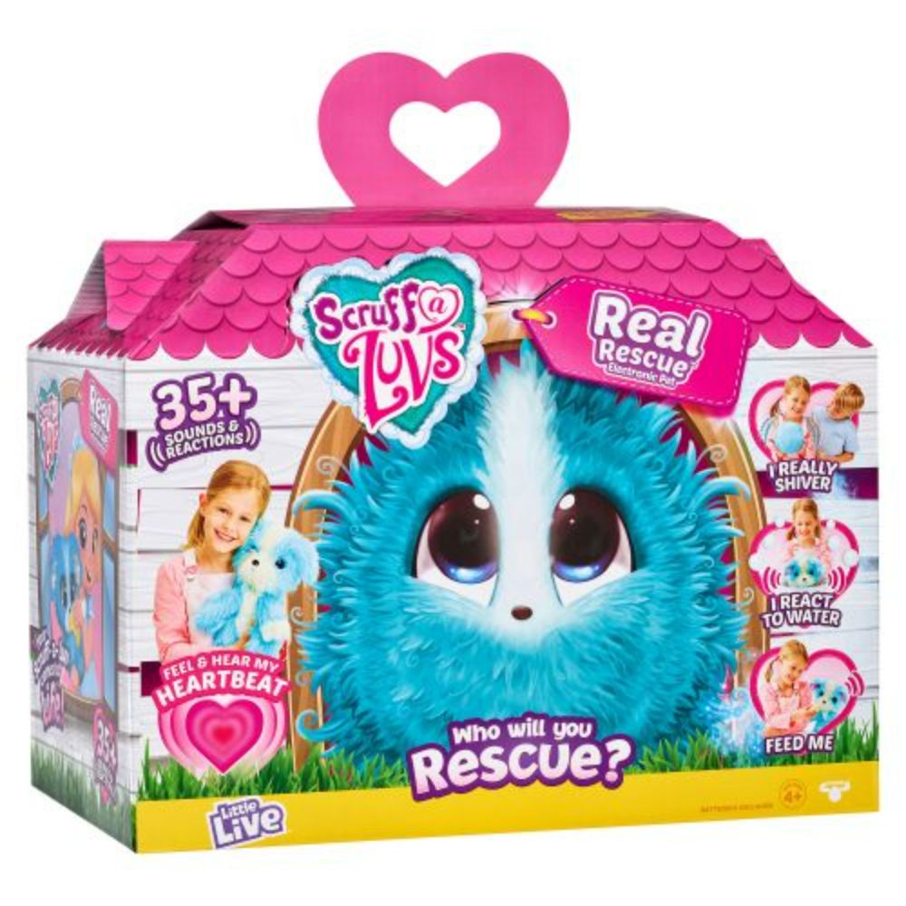 Little Live Scruff A Luv Real Rescue- Electronic Pet