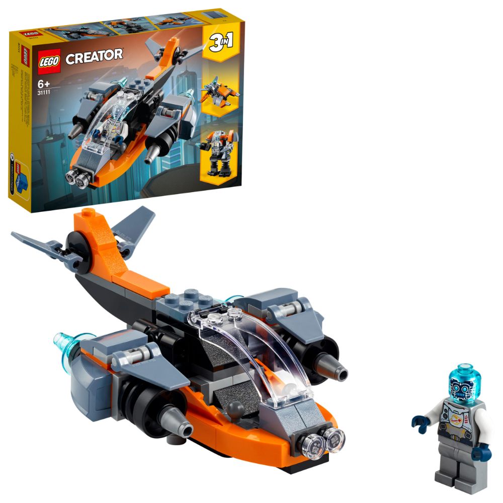 Lego Cyber Drone 113 Pieces.