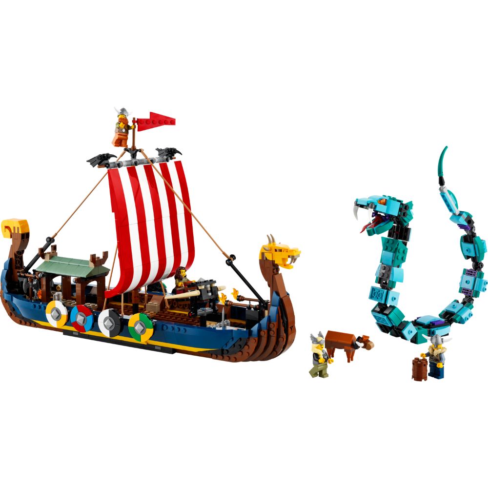 Lego Viking Ship and the Midgard