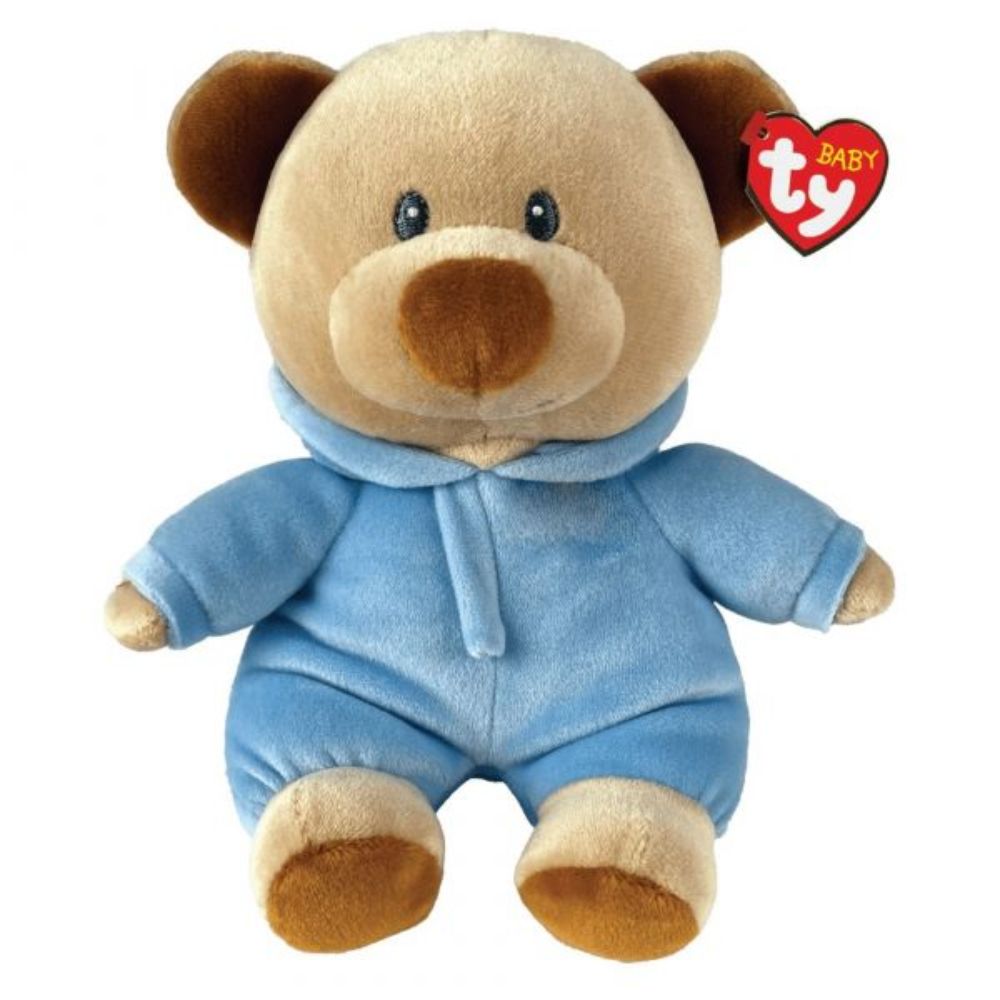 TY Baby Bear Pajama Blue Med 9 Inches
