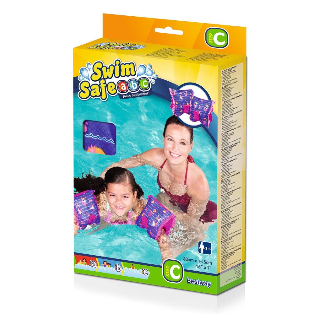 Bestway Boys/Girls Fabric Arm Floats (S/M) Bestway Boys/Girls Fabric Arm Floats (S/M)