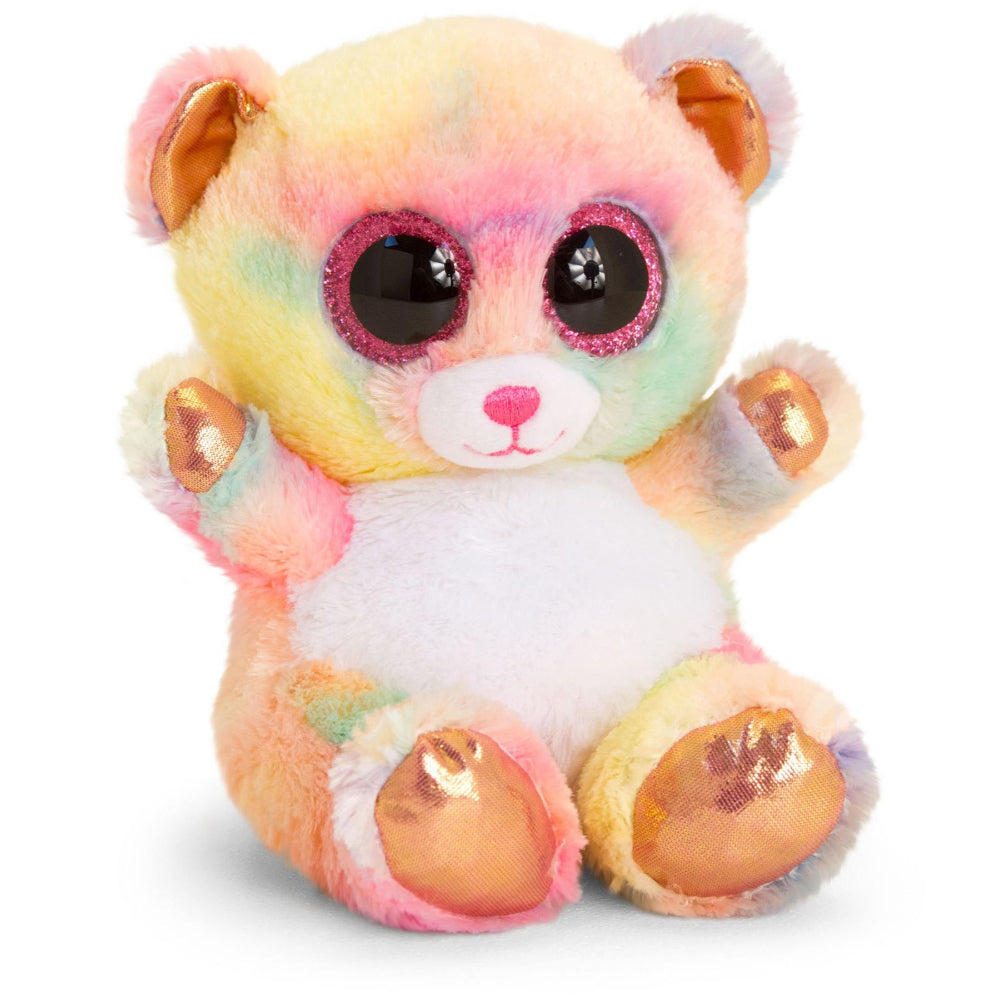 Keel Toys 15CM Animotsu Rainbow Rose Gold Bear  Image#1