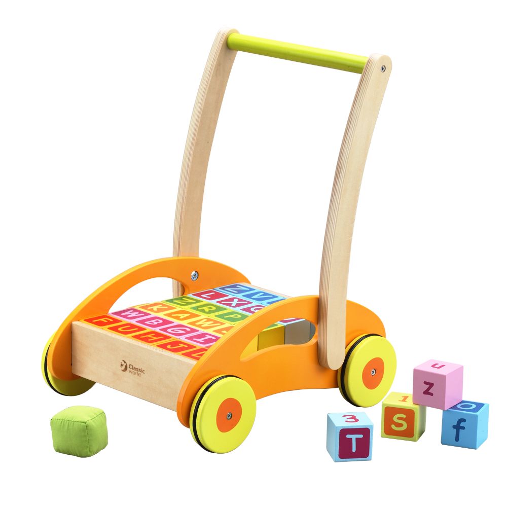 Classic World Baby Walket With Blocks