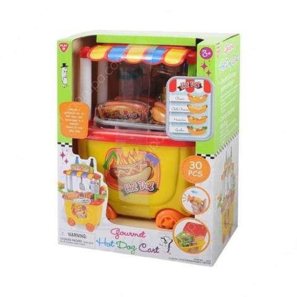 Playgo Gourmet Hot Dog Cart 30 Pcs