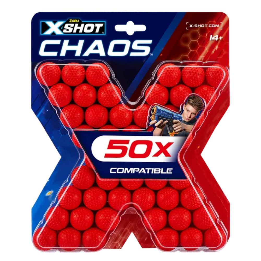 X-Shot Chaos 50 Dart Balls Refill