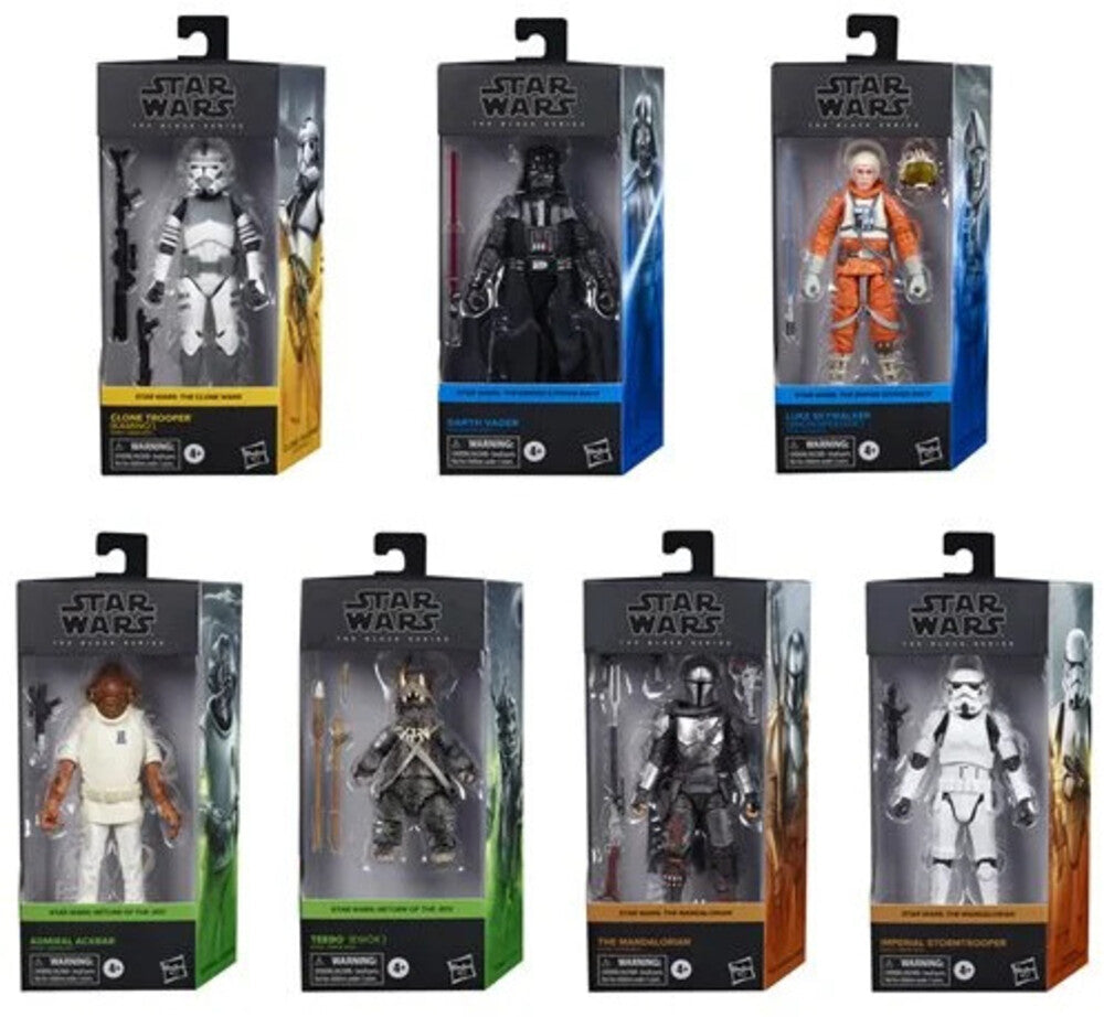 Star Wars S3 Black Series 6 in Figures Assorted