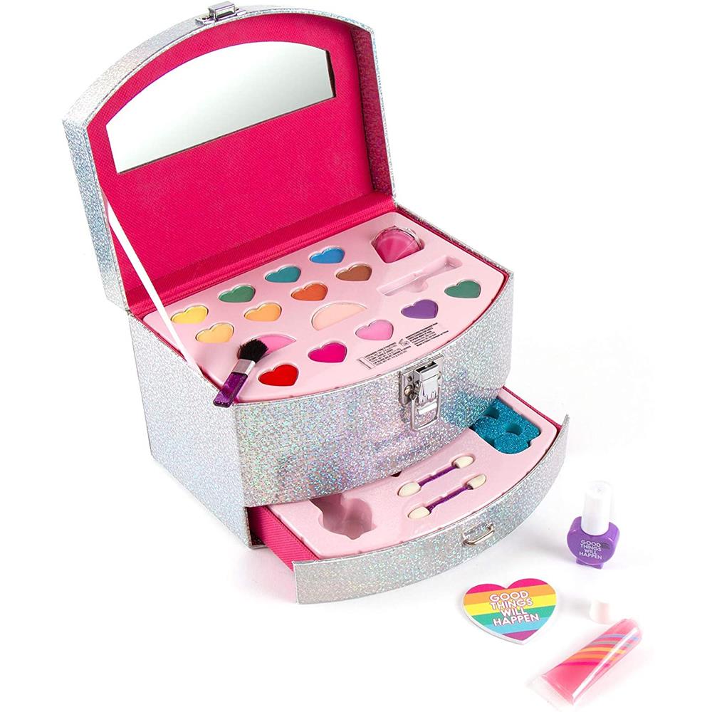 3C4G Rainbow Bright Large Cosmetic Case