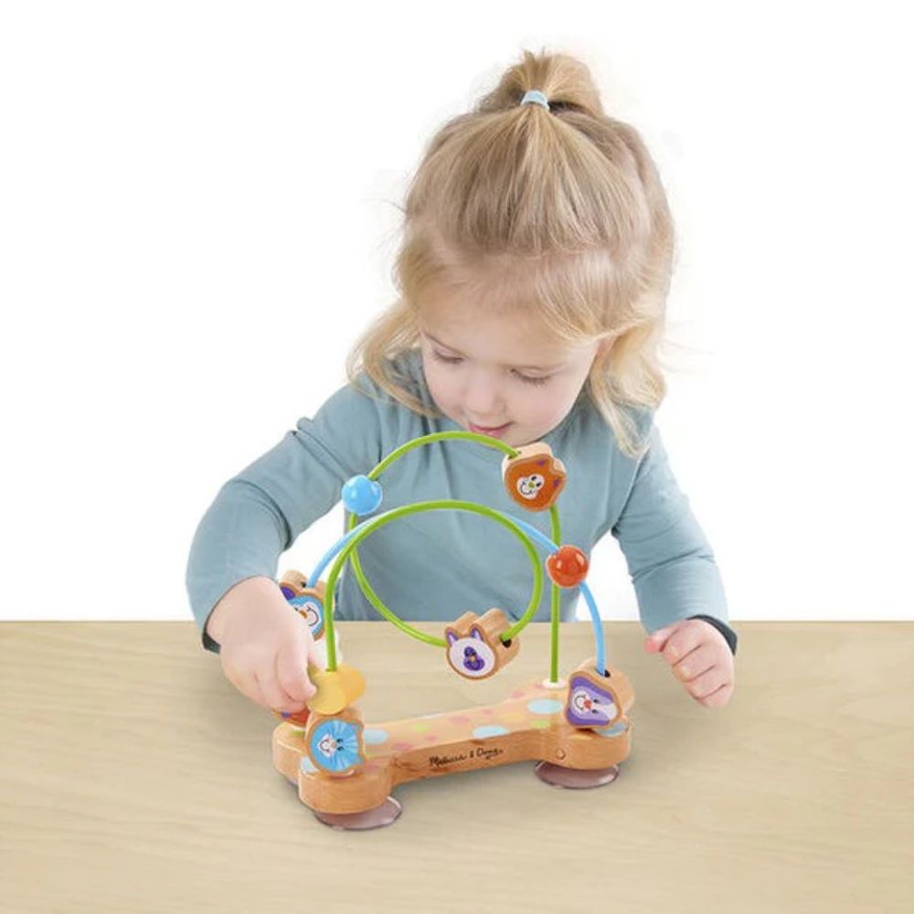 Melissa & Doug First Play Pets Bead Maze 10 Wooden Beads