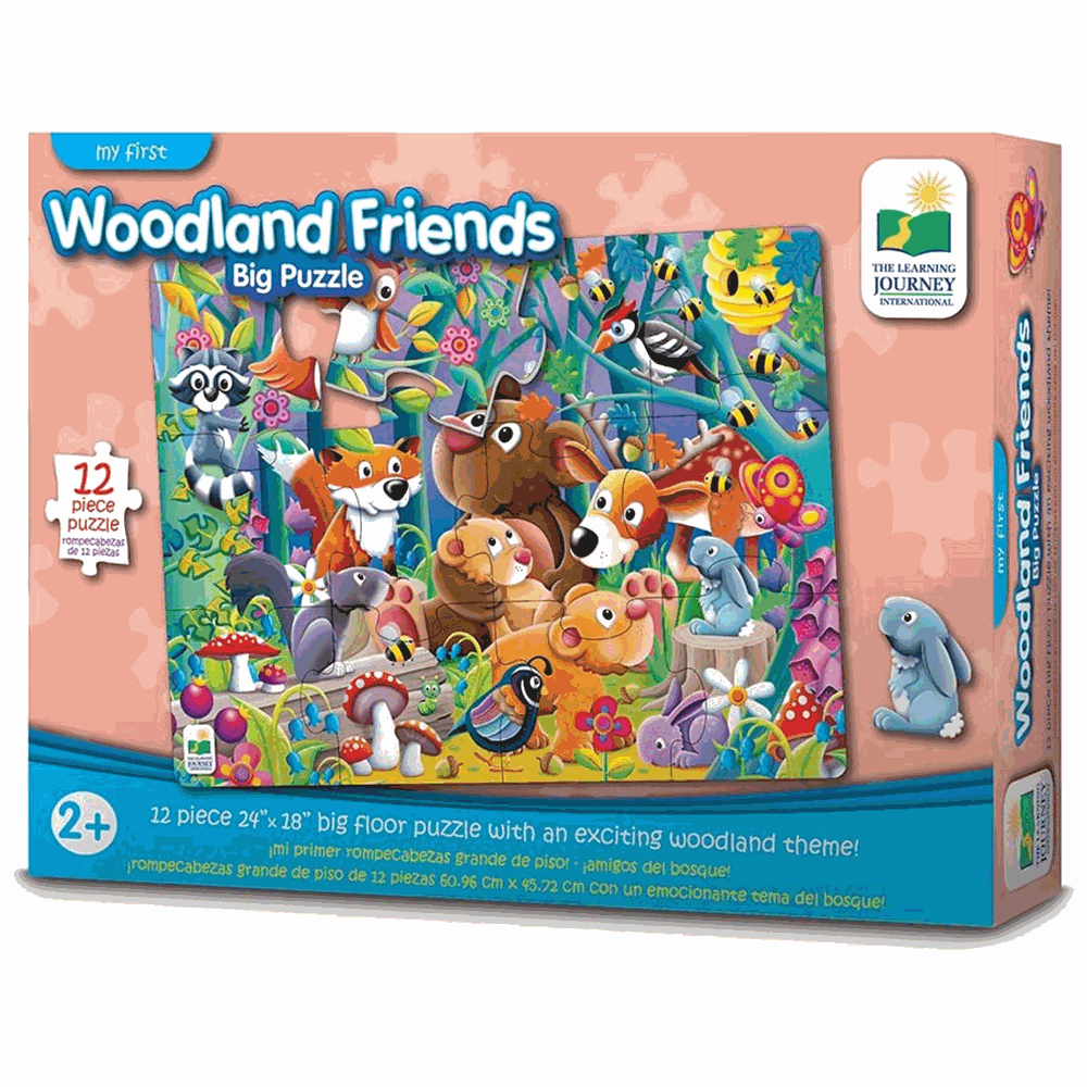 The Learning Journey My First Big Floor Puzzle Woodland Friends  Image#1