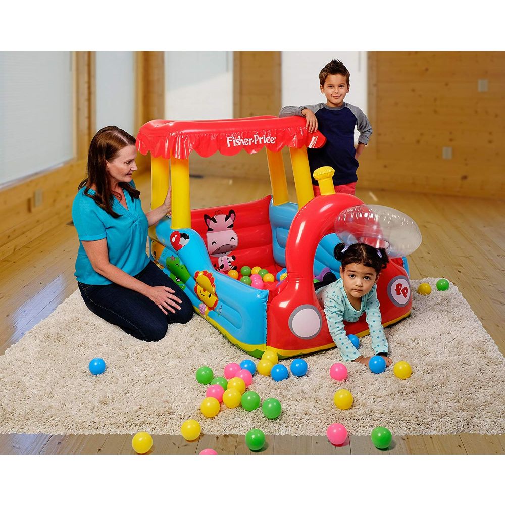 Bestway Inflatable Ball Pit Fun Train Theme Indoor Outdoor Play Toys4me