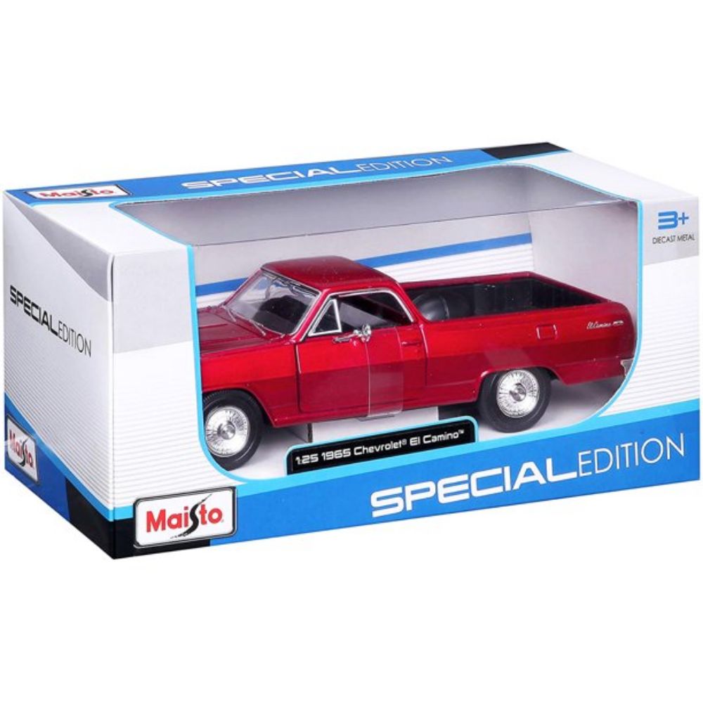 Maisto 1965 Chevrolet El Camino Metallic Red 1/25 Diecast Model