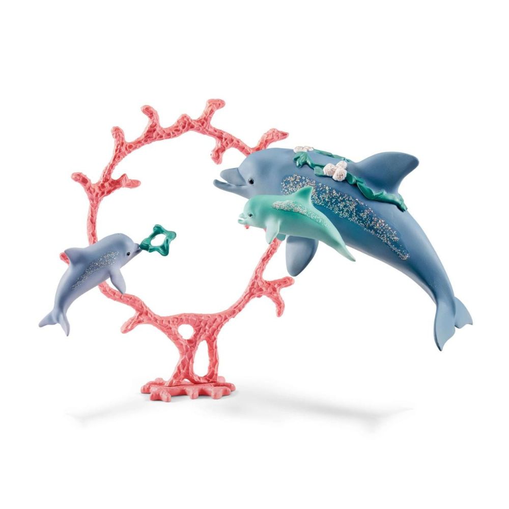 Schleich Dolphin Mum with Babies