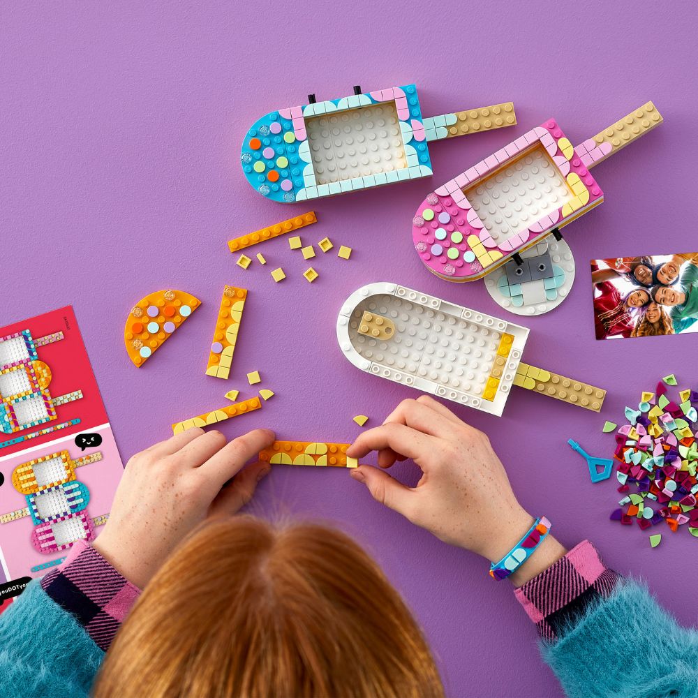 Lego Dots - Ice Cream Picture Frames