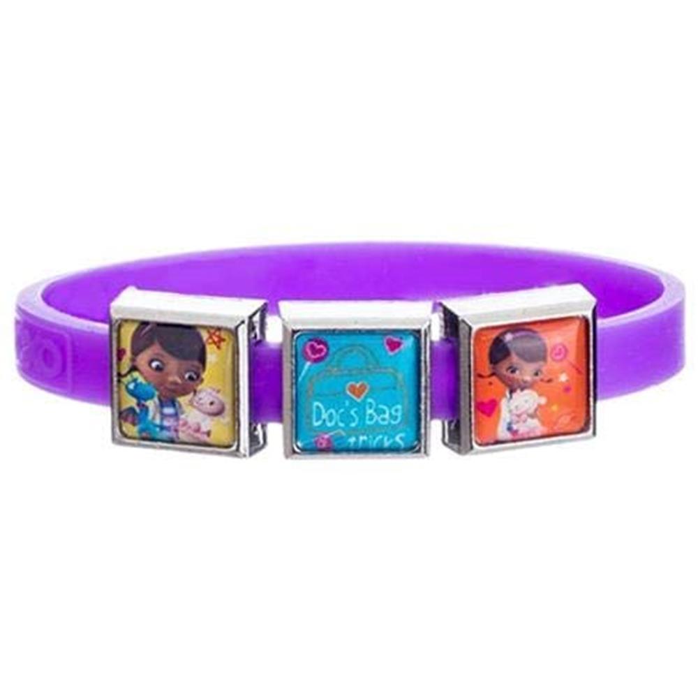 Doc McStuffins Roxo Interchangeable 3 Charm Band  Image#1