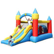 Happy Hop Obstacle Course Bouncy Castle With Double Slide  Image#1