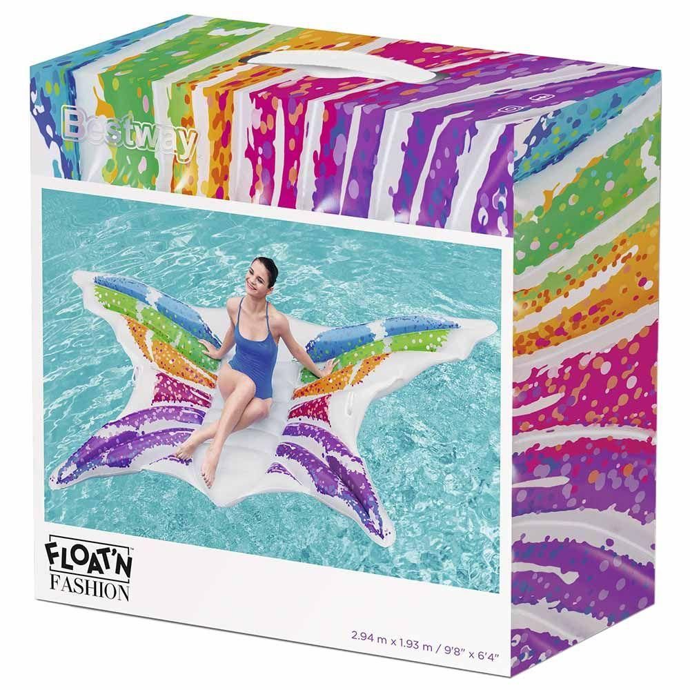 Bestway 9'8" X 6'4"/2.94M X 1.93M Rainbow Butterfly Pool Float