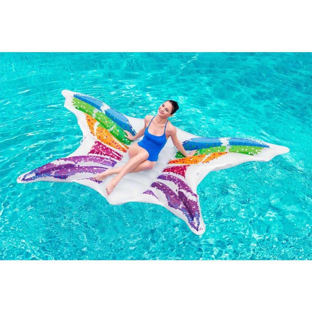 Bestway 9'8" X 6'4"/2.94M X 1.93M Rainbow Butterfly Pool Float