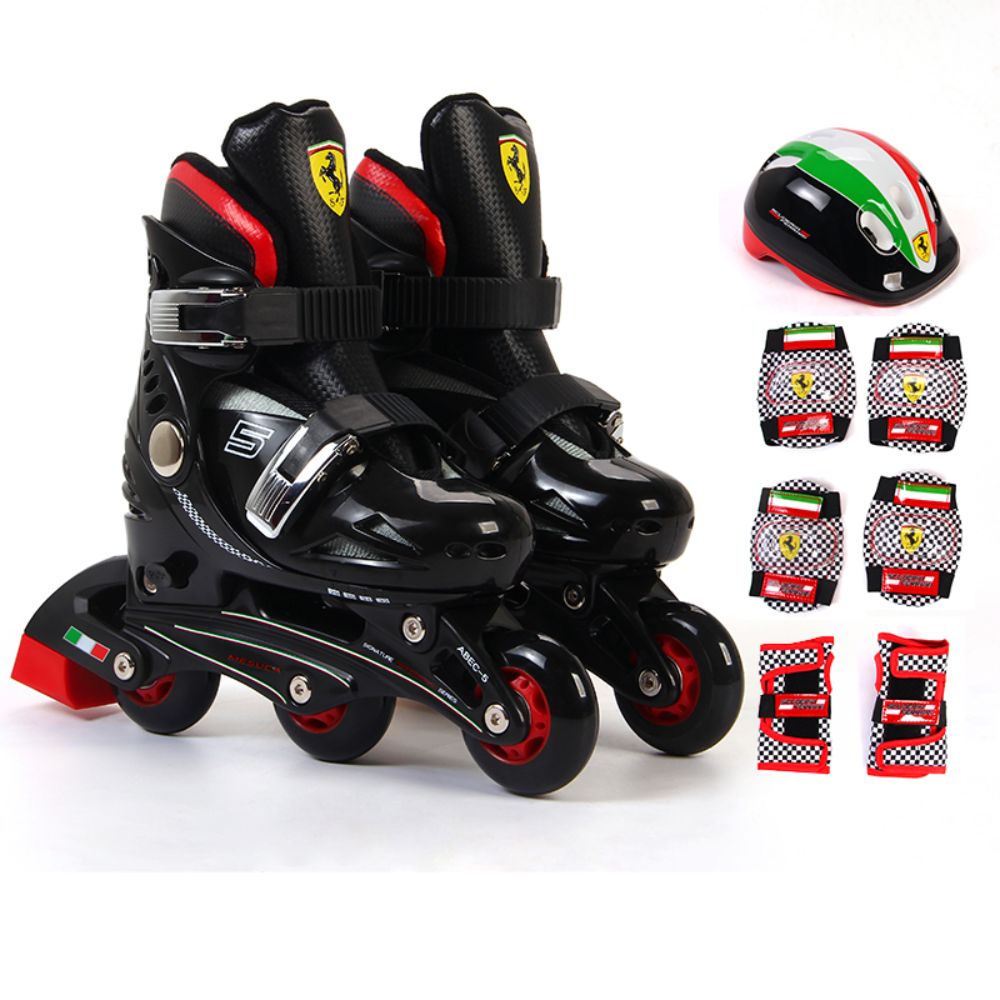 FK7 Ferrari Kids Skate Combo Set - Black