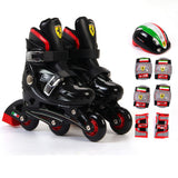 FK7 Ferrari Kids Skate Combo Set - Black