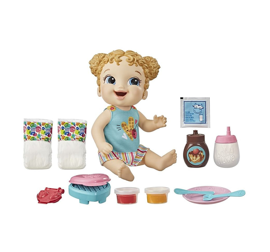 Baby Alive Breakfast Time Baby Doll with Waffle Maker