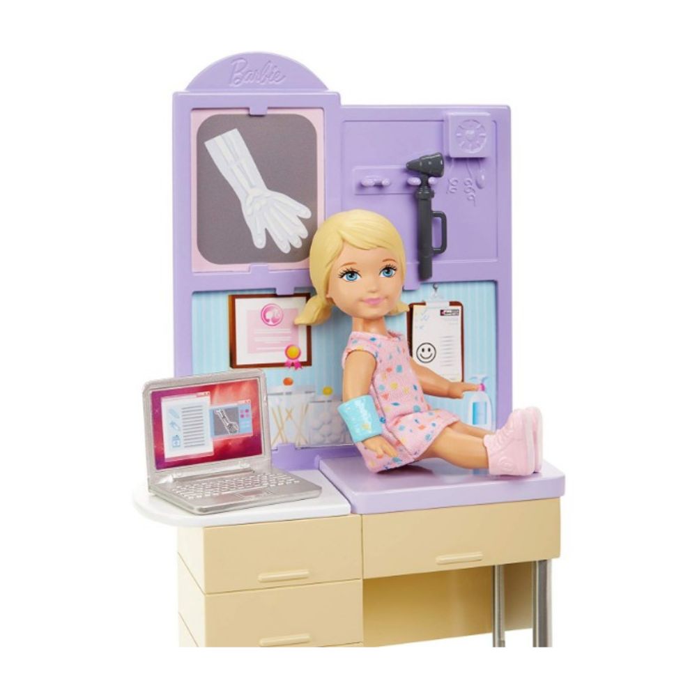 Hot barbie careers pediatrician doll playset Store