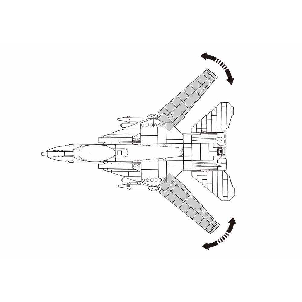 Sluban Model Bricks-F14 Fighter  Image#4