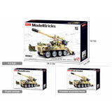 Sluban Model Bricks-Bobcat 8X8 All Terrain Assult Vehicle  Image#4