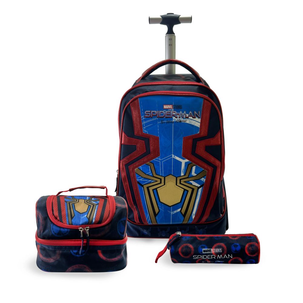 Marvel Spiderman New Adventure 20 Premium Trolley 3IN1 Set