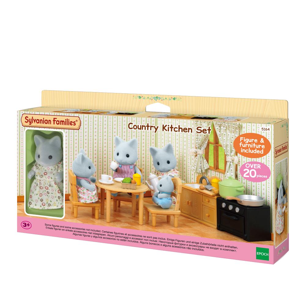 Sylvanian Families Country Kitchen Set (With Cat Mother  Image#1