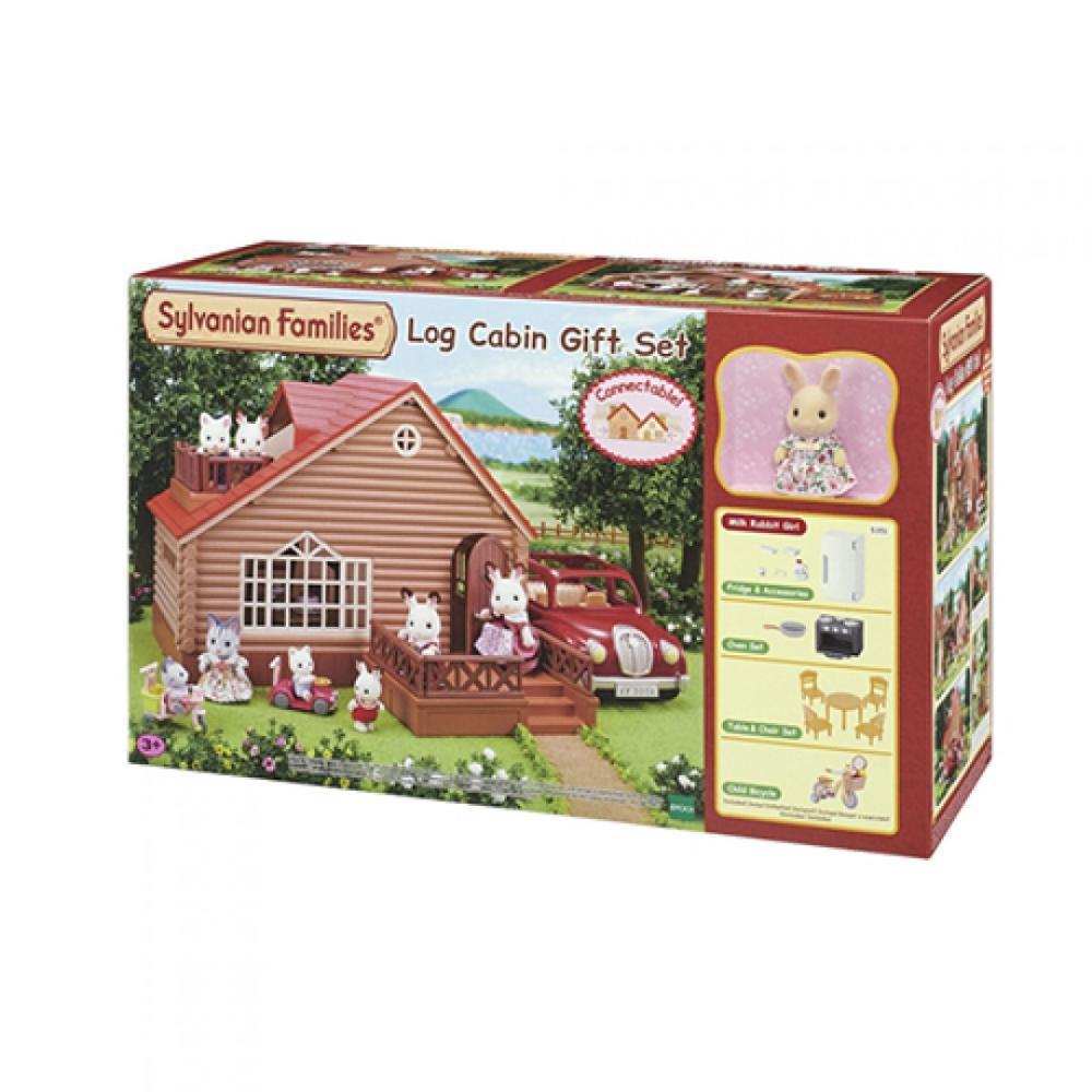 Sylvanian families log cabin cheap gift set