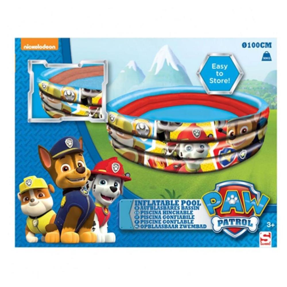 Paw Patrol 3 Ring Inflatable Pool 100X30Cm  Image#1
