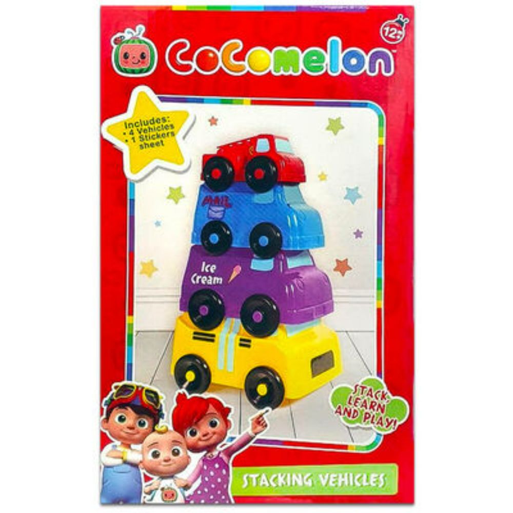 Cocomelon Stacking Vehicles