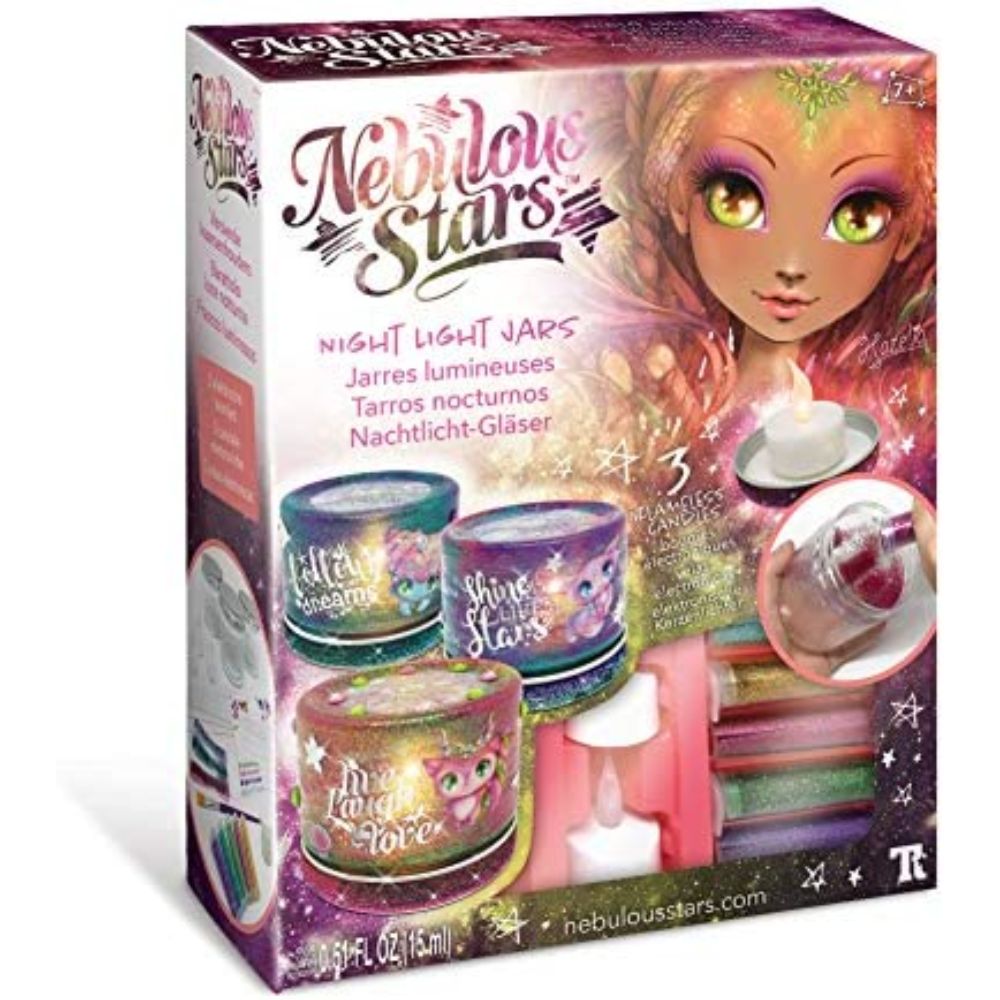 Nebulous Stars Night Light Jars