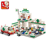 Sluban Town Emergency Center Building Block Toys for Kids 376 PCS  Image#3