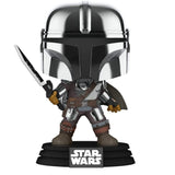 Funko POP! Star Wars Mandalorian with Darksaber (Chrome & Glow in The Dark)