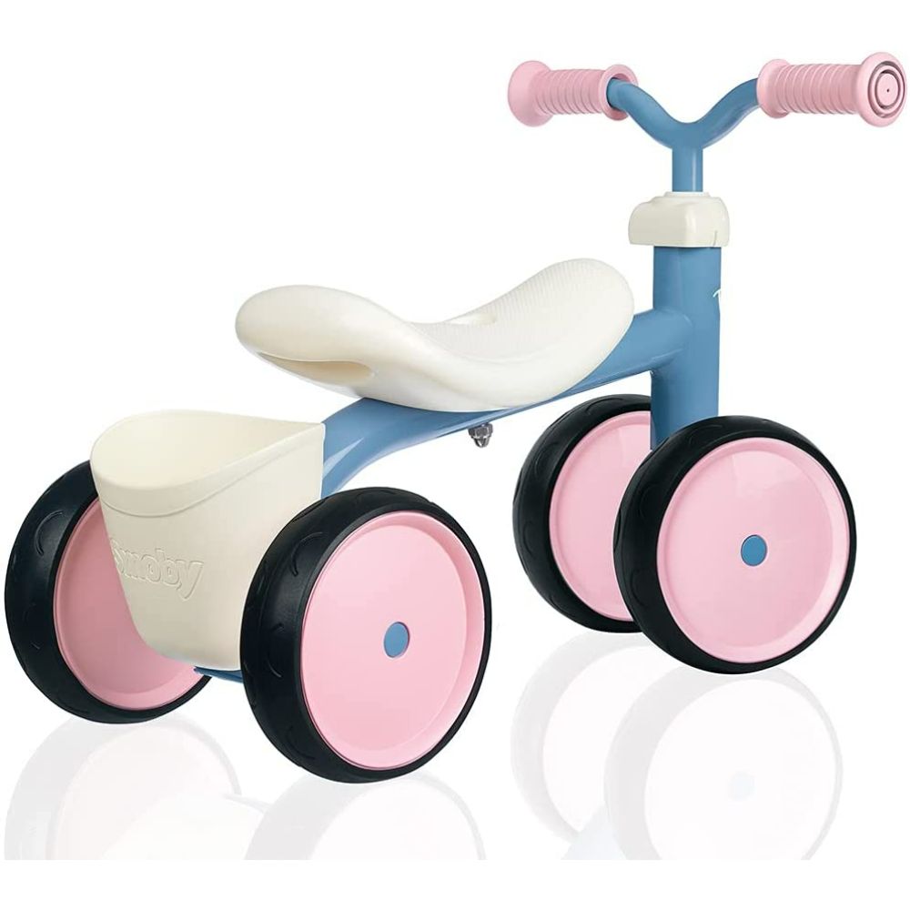 Simba - Smoby Rookie Ride-On Metal Silent Wheels Pink
