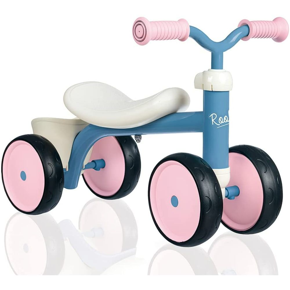 Simba - Smoby Rookie Ride-On Metal Silent Wheels Pink