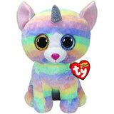 TY Beanie Boos Cat Heather Horn Pastel Large