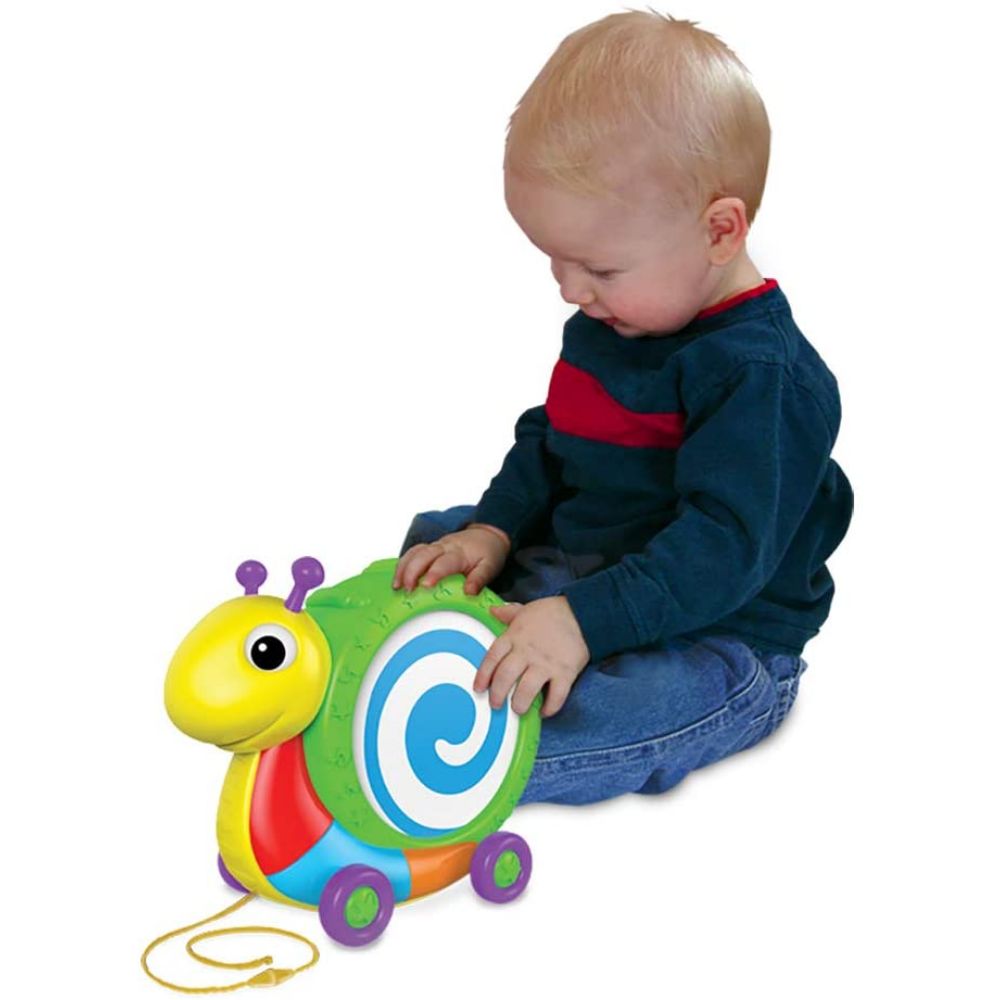 The Learning Journey Early Learning - Pull Along Snail Drum