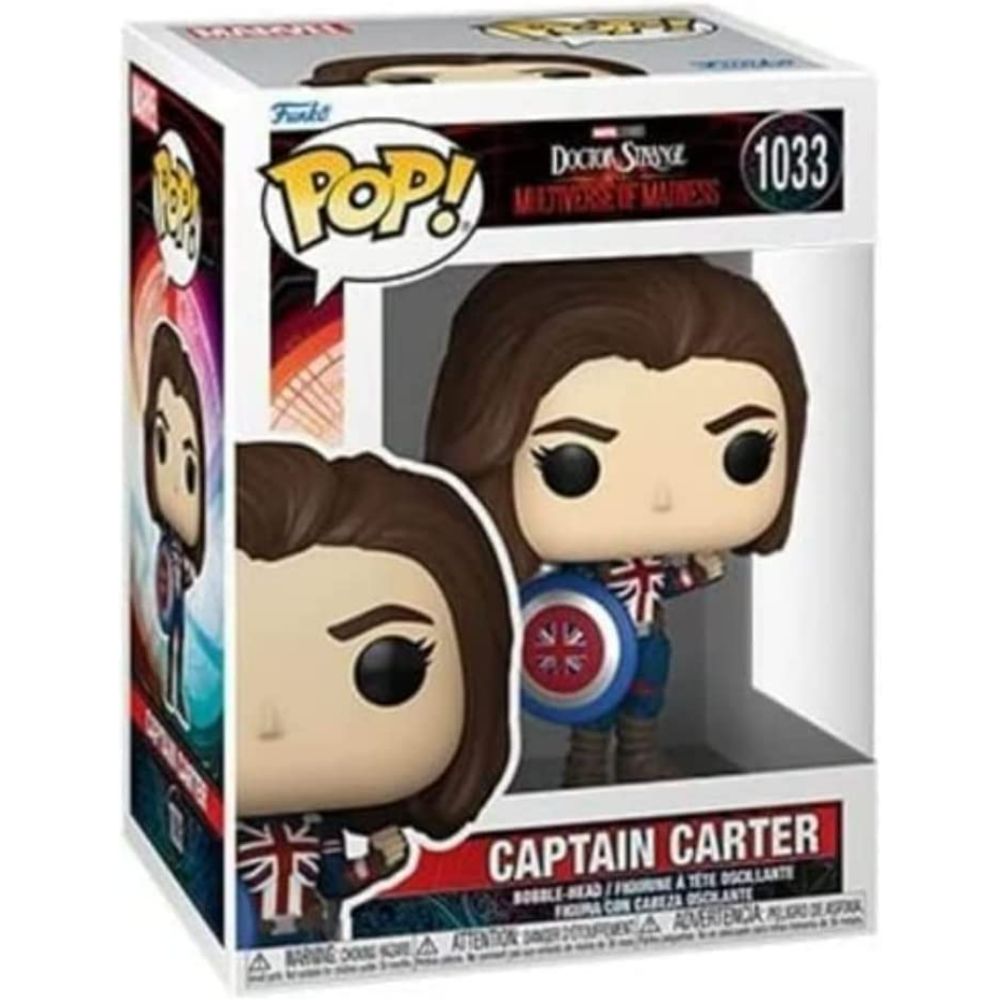 Funko Pop Marvel Doctor Strange in MOM Captain Carter